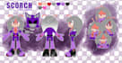 draw your character in sonic the hedgehog style in fullbody