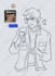 draw quick clean or colored sketch dynamic