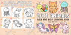 create cute chibi hand drawn kawaii doodle illustrations, stickers for you
