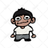 create simple character doodle art