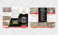 design a clean professional trifold or bifold brochure