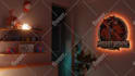 design a custom 3d virtual background for green screen