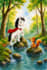 illustrate children story book illustration, children story, book cover