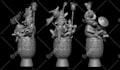 sculpt a high quality 3d character or bust for 3d printing