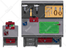 create 2d top down pixel art tileset rpg game map art character asset tile map