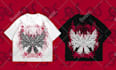 create grunge cybersigilsm design for merchandise