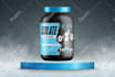design premium supplement label for protein, bcaa, fat burner or cbd products