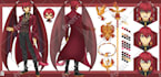 design characters or reference sheet