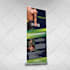 design roll up banner, billboard banner design 2 hr