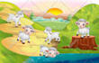 create custom children book illustrations in a cute style