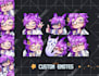 draw custom emotes and stickers for twitch, discord