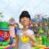 create 3d character animation, model, rig, light and render