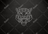 design polygonal geometric lines logo for you