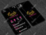 make iphone style business card