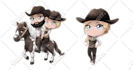 draw detailed chibi art