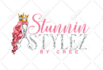 glitter feminine beauty salon eyelashes hair nail boutique kids logo in 4 hours