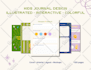 create a therapy journal with art and psychology elements