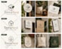create modern minimalist logo design and brand identity kit