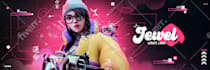 design a custom youtube banner or twitter header for you