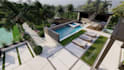 design your swimming pool, villa landscape, and backyard
