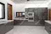design kitchen interior in 3d and render