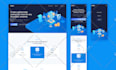 design unique modern landing page