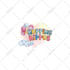 create a unique luxury feminine watercolor pastel color logo