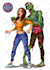 illustrate you as a zombie