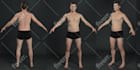 create realistic 3d human character model for you and rig