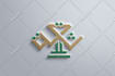 design a creative arabic calligraphy logo