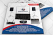 design a modern and professional trifold brochure for your business