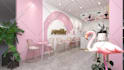 3d interior design lounge, bar, night club, cafe, restaurant
