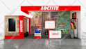create 3d trade booth, exhibition stand, stall, both, kiosk