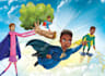 create diverse african american children book illustration