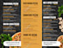do 3 fold brochure, menu, and product posters