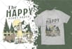 create hand drawn vintage illustrations for your tshirt