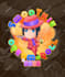 design logo with cute anime mascot