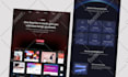 do website ui ux design, figma website design and website mockup