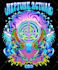 create illustration trippy psychedelic for shirt design