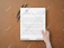 design luxury minimalist business card and professional stationery