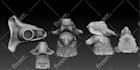 3d character modeling product stl obj files for 3d printing