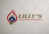clean house, janitorial or commercial cleaning services logo