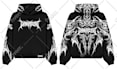 custom hoodie tshirt design streetwear for merch design