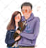 illustrate cute couple or family portrait