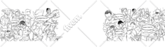 repair ai artwork into good doodle or cartoon