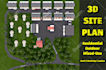 design subdivision site plan and 3d master plans