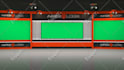 do 3d design and render, stage, studio for TV talk show