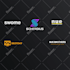 design modern tech technology cyber security startup crypto website neon logo