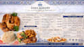 do restaurant men, TV menu, digital menu flyer, brochure