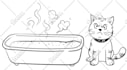 draw awesome line art and silhouette vector illustration